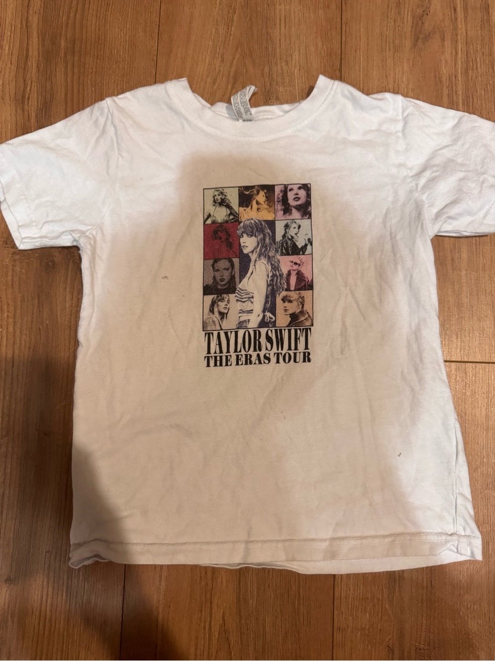 Kids Taylor Swift White Graphic Tour T-Shirt